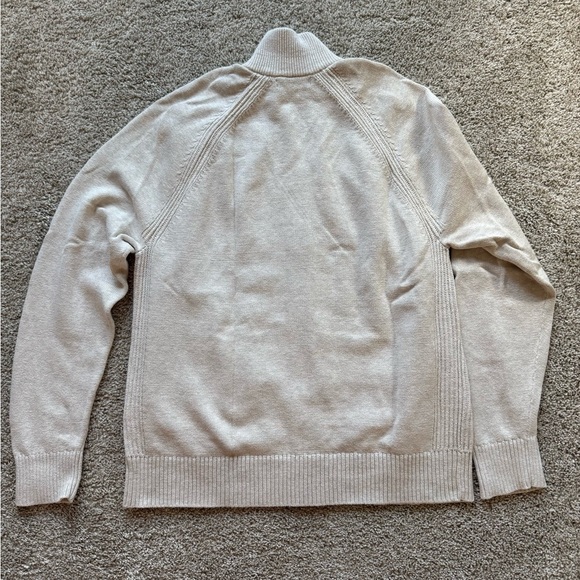 Men's Banana Republic Gray Cardigan Sweater button Up Organic Cotton Size XL - Picture 7 of 8